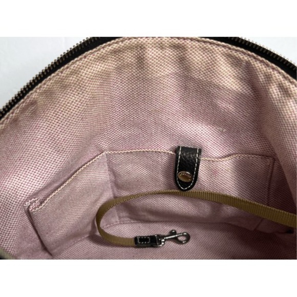 Dooney & Bourke Black Pebbled Leather Domed Crossbody Satchel Double Handle COA - Picture 12 of 15